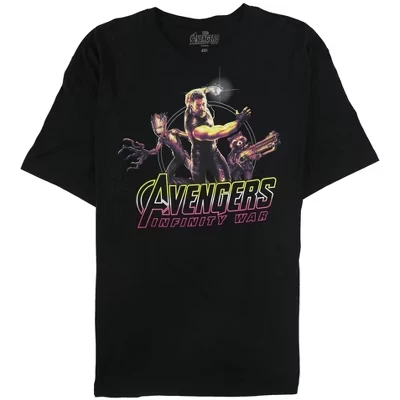 Мужская футболка с изображением мстителей из комиксов Marvel Comics, черная