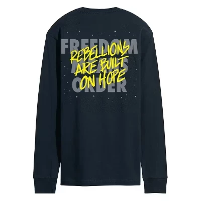 Мужская футболка с длинным рукавом Freedom Rebellion и графическим принтом - - Freedom Rebellion