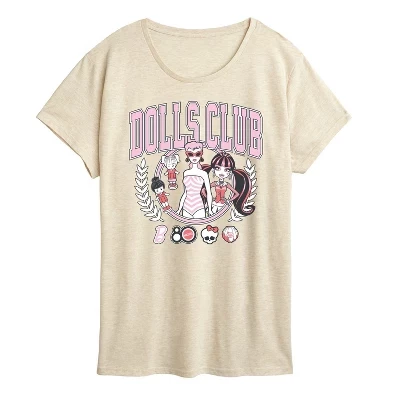 Женская футболка Mattel Dolls Club, бежевая