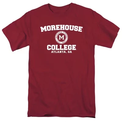 Мужская футболка с официальным логотипом Morehouse College Circle гранатового цвета