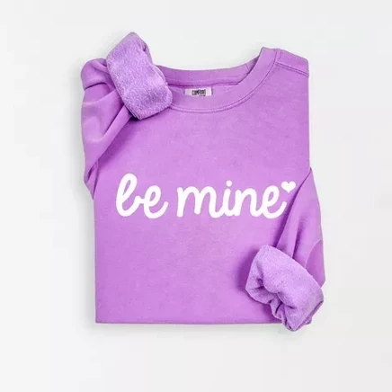 Женский свитшот Simply Sage Market Be Mine, фиолетовый
