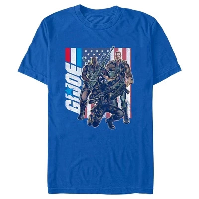 Мужская футболка с американским флагом GI Joe Squad