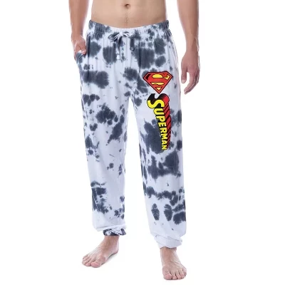 Разноцветные пижамные брюки Sleep Jogger с логотипом Tie Dye от DC Comics для мужчин