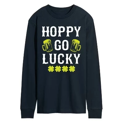 Мужской лонгслив Instant Message Hoppy Go Lucky, синий