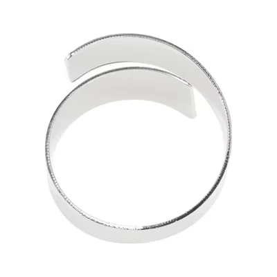 Кольцо для салфетки Unique Bargains, серебристое