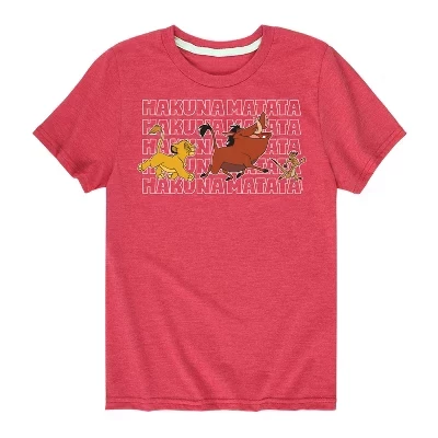 Футболка для мальчиков Disney Hakuna Matata, красная