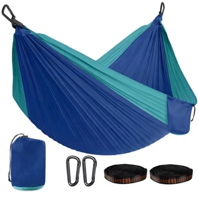 Двойной туристический гамак Truair 300×140 см, синий