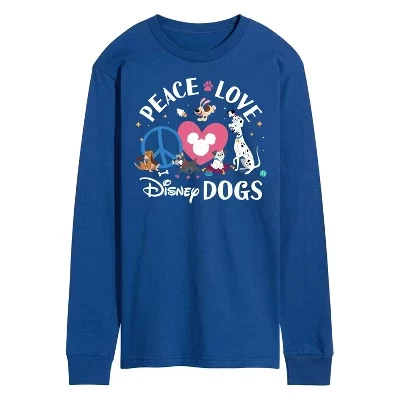 Мужской лонгслив Disney Cats & Dogs, синий