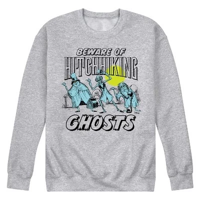 Мужской свитшот Haunted Mansion, флисовый, серый