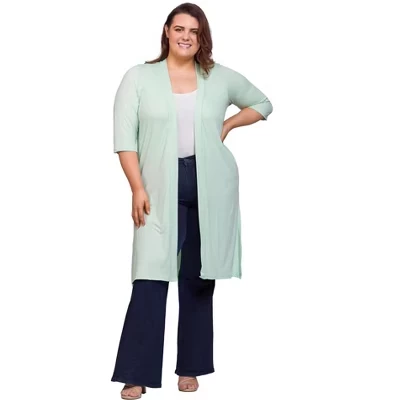 Кардиган 24seven Comfort Apparel, зеленый