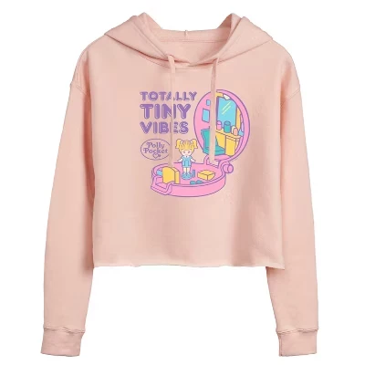 Женская укороченная толстовка с графическим принтом Totally Tiny Vibes
