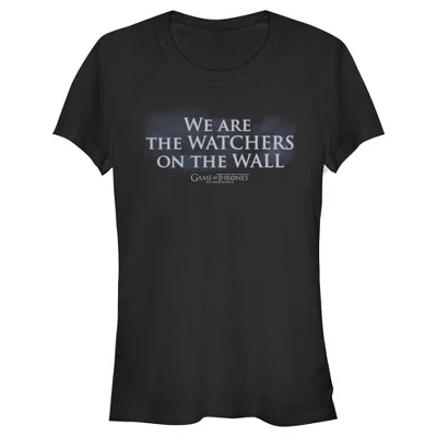 Женская футболка Game of Thrones Стражи стены, черная