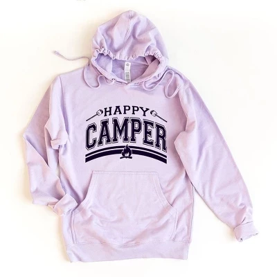 Женское худи Simply Sage Market Happy Camper, сиреневое