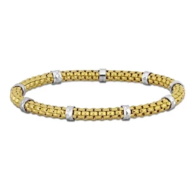 Эластичный браслет Everly Jewelry, 18 см, разноцветный