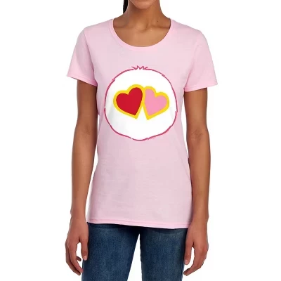 Women's  Love A Lot Belly T-Shirt pink