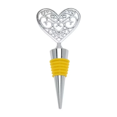 Пробка для бутылки Unique Bargains силиконовая «Petal Heart», многоцветная