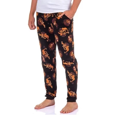 Пижамные штаны Seven Times Six The Lion King с принтом PJ Lounge Joggers черные