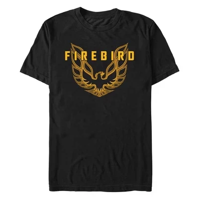 Мужская футболка с логотипом General Motors Firebird черного цвета