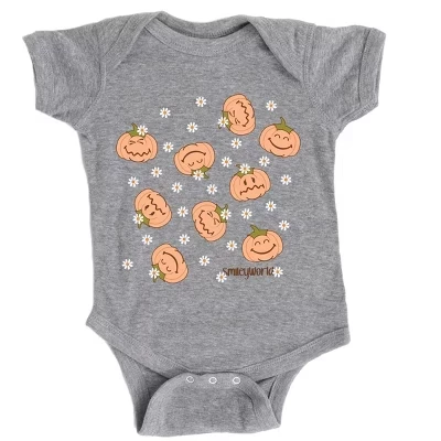 Детское боди The Juniper Shop с принтом SmileyWorld, серое