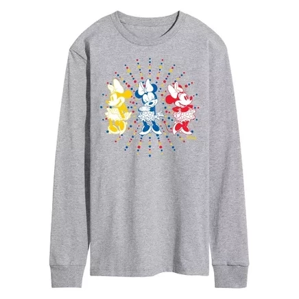 Мужской лонгслив Disney Mickey & Friends, меланжевый