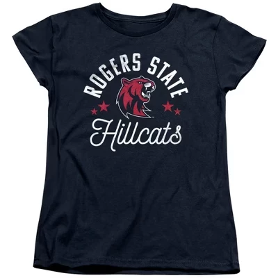 Женская футболка NCAA Rogers State Hillcats, синяя