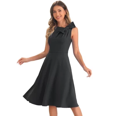 Женское платье INSPIRE CHIC миди, черное