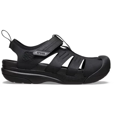 Мужские сандалии Crocs Yukon Fisherman, черные
