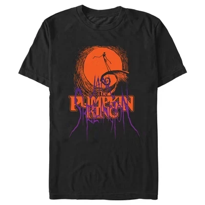Мужская футболка The Pumpkin King Spiral Hill черного цвета