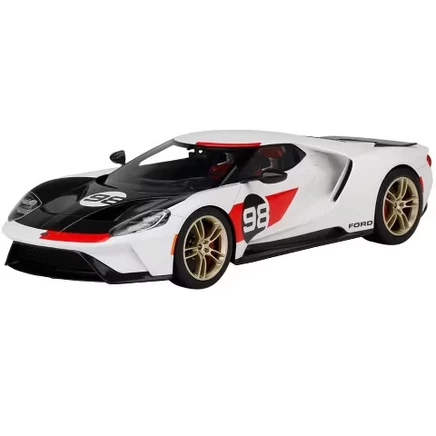 2021 Ford GT #98 Белый с черным капотом 