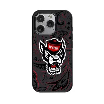 Чехол для мобильного телефона NCAA ACC Universities, совместимый с Paisley MagSafe для Apple iPhone, штат Северная Каролина, волчья стая