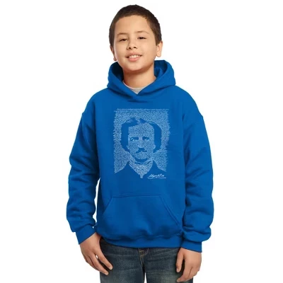 Толстовка с капюшоном Boy's Word Art - ЭДГАР АЛЛЕН ПО - КОРОЛЕВСКИЙ ВОРОН