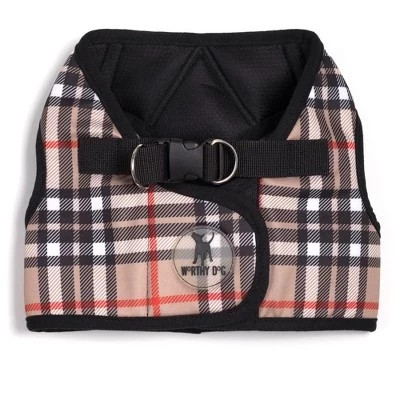 Клетчатый жилет Sidekick Harness коричневого цвета