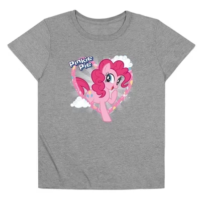 Женская тв-футболка Pinkie Pie Triblend из джерси свободного кроя athletic heather