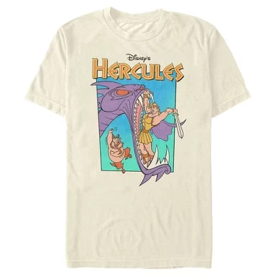 Мужская футболка Hercules Hydra Monster, бежевая