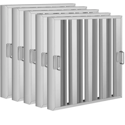Фильтр вытяжки Fulvari 49,5×39,4×4,8 см, 5 шт., серебристый