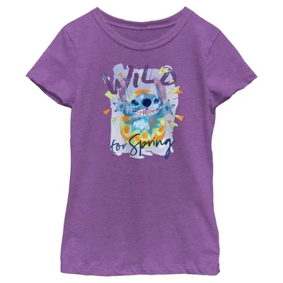 Женская футболка Easter Stitch Wild for Spring Egg для девочек