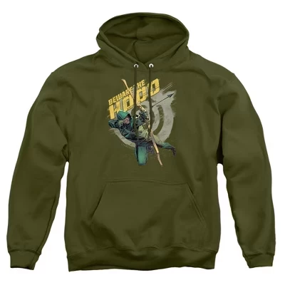 Унисекс худи Arrow Beware, зеленый