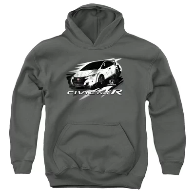 Худи для мальчиков Honda Civic Typer Street, угольное