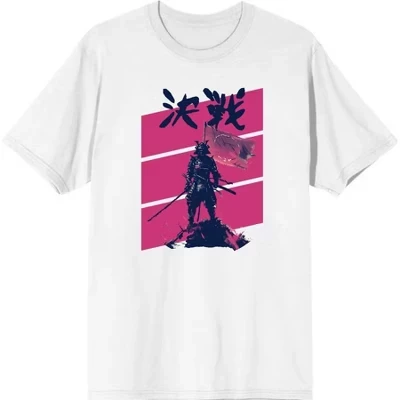 Футболка с круглым вырезом и коротким рукавом Kessen Samurai для взрослых, белая