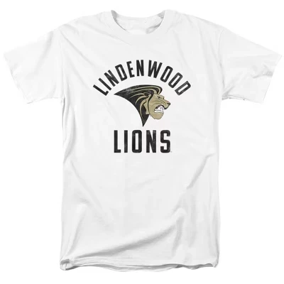 Официальная футболка Lindenwood University с логотипом Lions для взрослых, белая