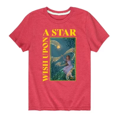 Футболка с коротким рукавом Wish Upon A Star с рисунком красного цвета