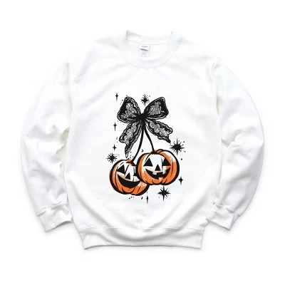 Женская толстовка Coquette Pumpkin Cherries - белый