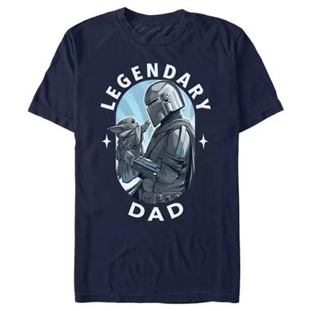 Мужская футболка Star Wars «Legendary Dad», темно-синяя