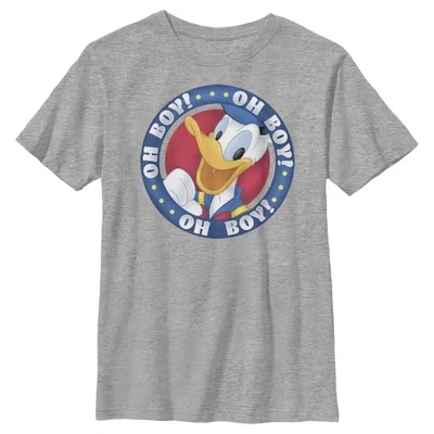 Диснеевский костюм Дональда Дака для мальчика, О боже! Футболка athletic heather
