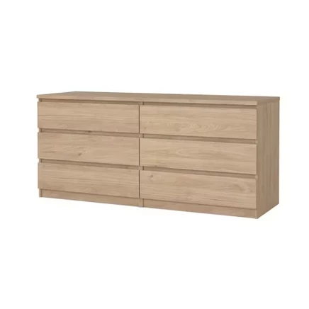 Комод Tvilum Scottsdale с 6 ящиками, Jackson Hickory