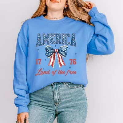 Унисекс свитшот Simply Sage Market America Free, каролина