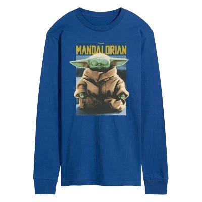 Мужской лонгслив STAR WARS Meditate Child, синий