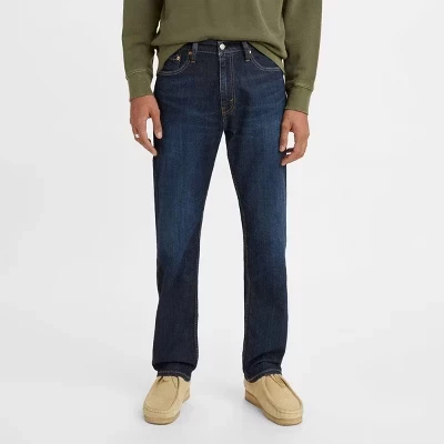 Мужские джинсы Levi's 505 Regular Fit прямые, тёмно‑синие