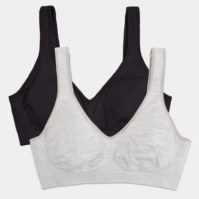Женский беспроводной бесшовный бюстгальтер 2-Pack multicolor