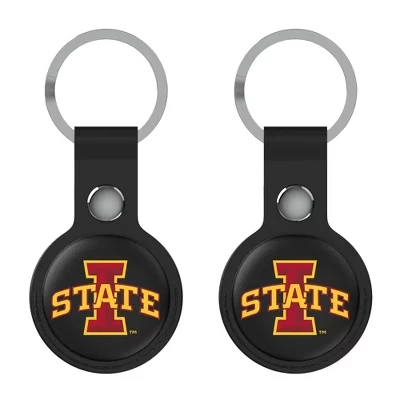 Черный держатель Airtag с эмблемой NCAA Big 12 университетов, 2-х комплектные циклоны штата Айова